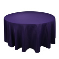 90R Poliéster de poliéster Round Outdoor Mesa de casamento Talha de mesa de linho